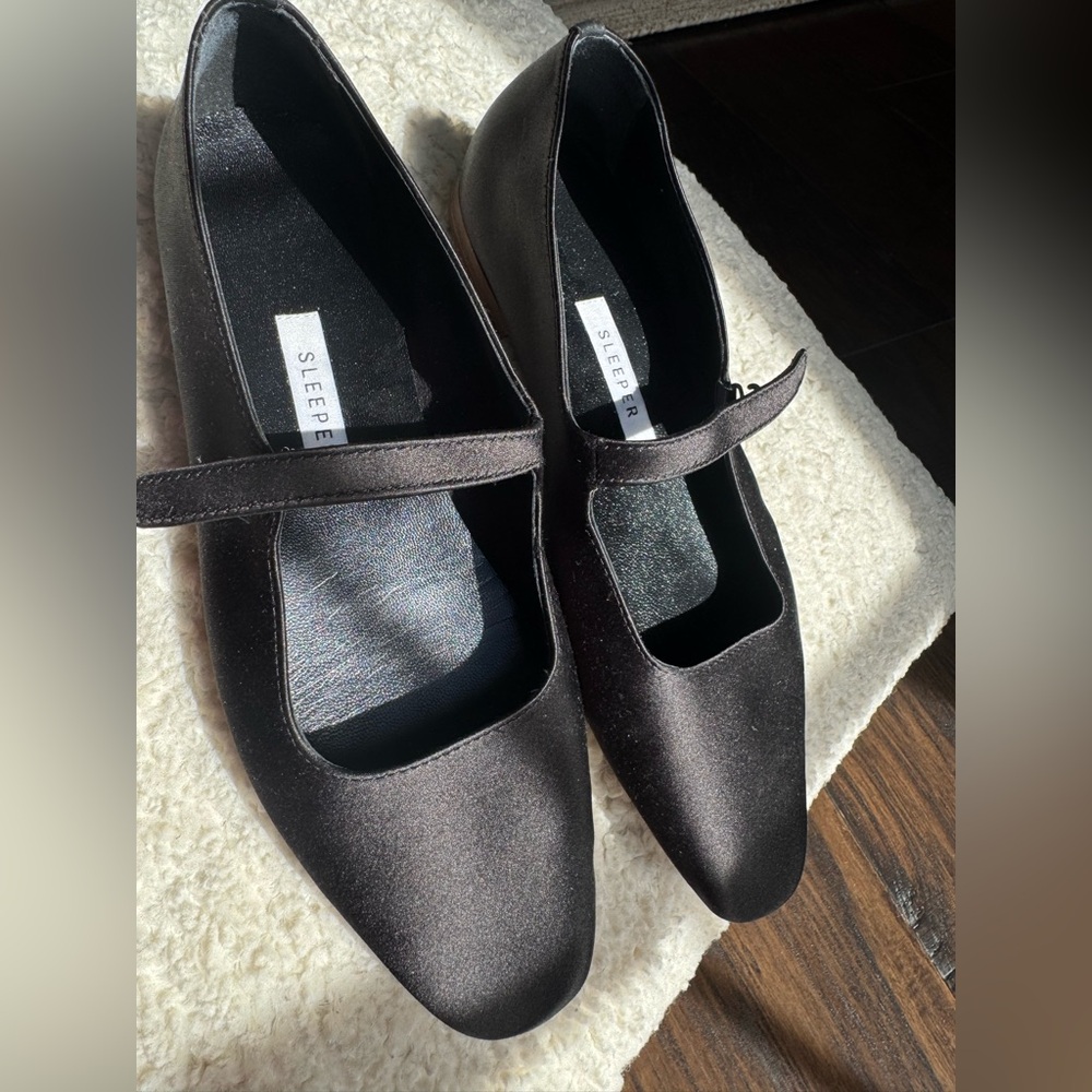 Sleeper silk ballet flats. Size 39